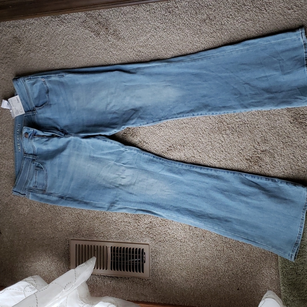 NWT American Eagle Curvy Super Hi-Rise Jegging 18 Long (34W)
